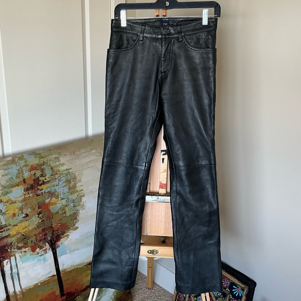 GAP - Vintage Genuine Leather Pants in Prefect Condition